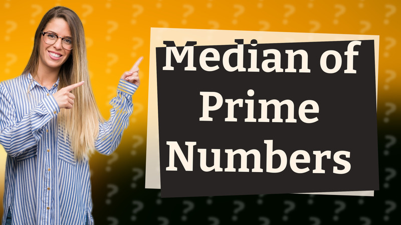 Median of Prime Numbers