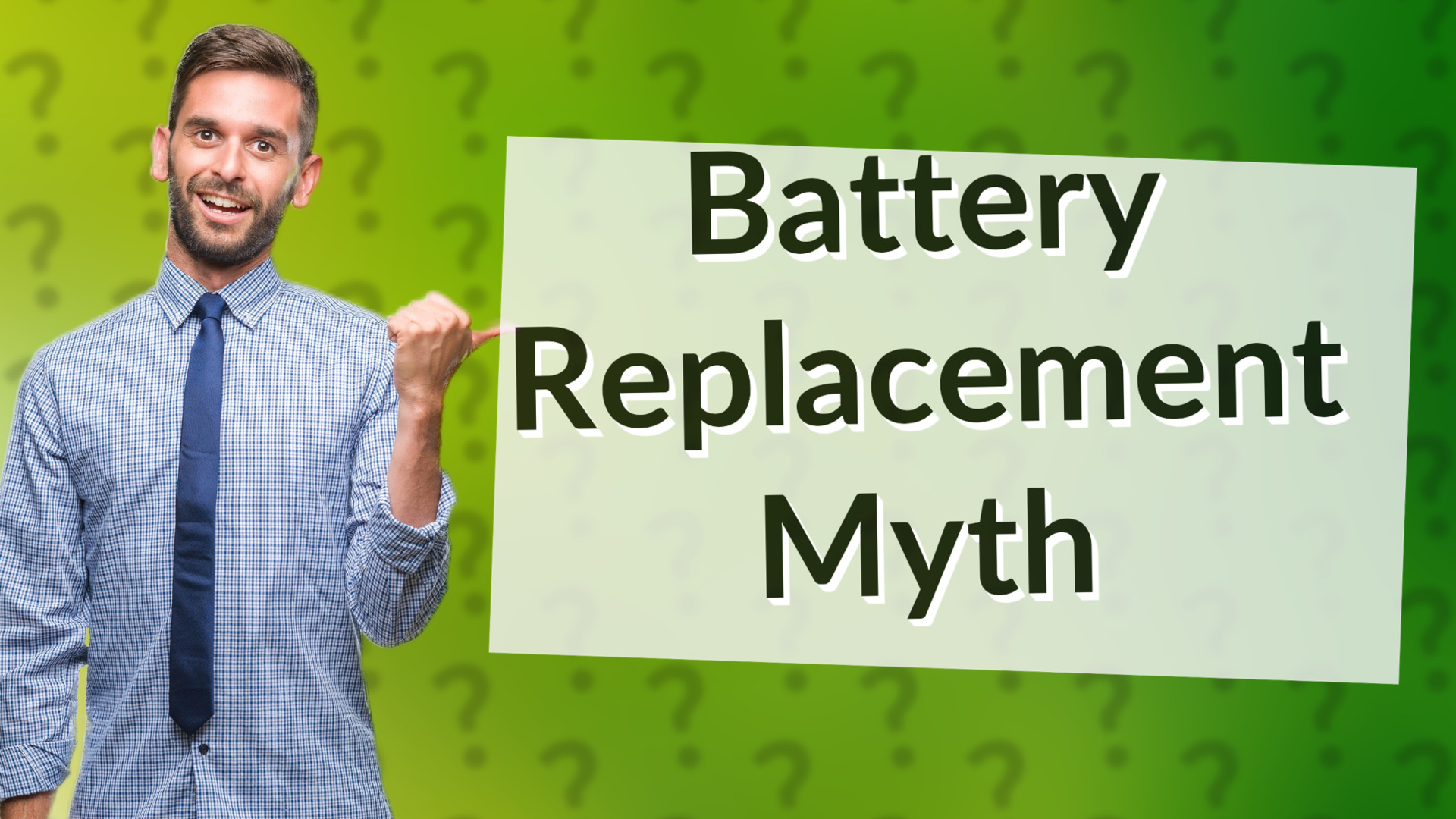 Battery Replacement Myth
