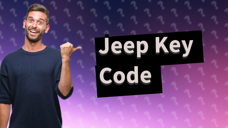 Jeep Key Code