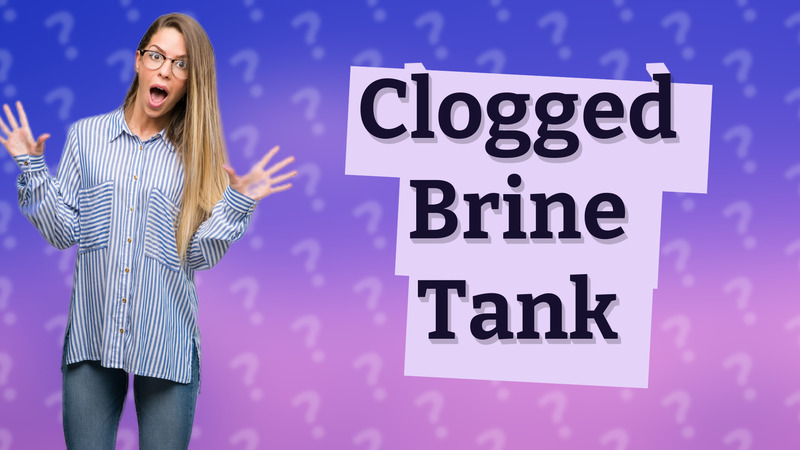 Clogged Brine Tank