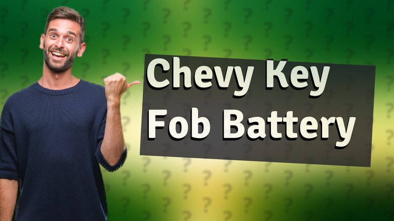 Chevy Key Fob Battery