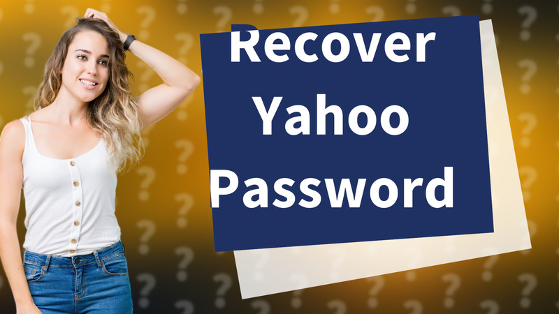 Recover Yahoo Password