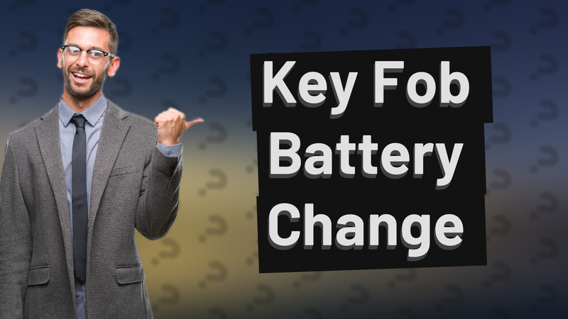 Key Fob Battery Change