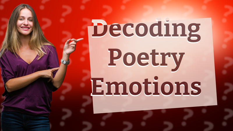 Decoding Poetry Emotions
