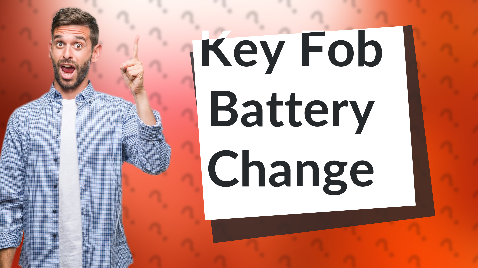 Key Fob Battery Change