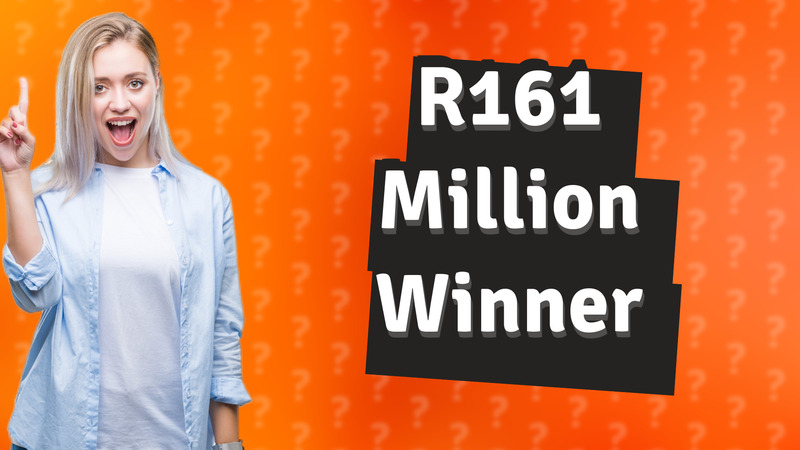 R161 Million Winner