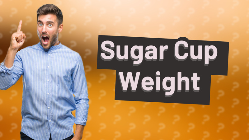 Sugar Cup Weight