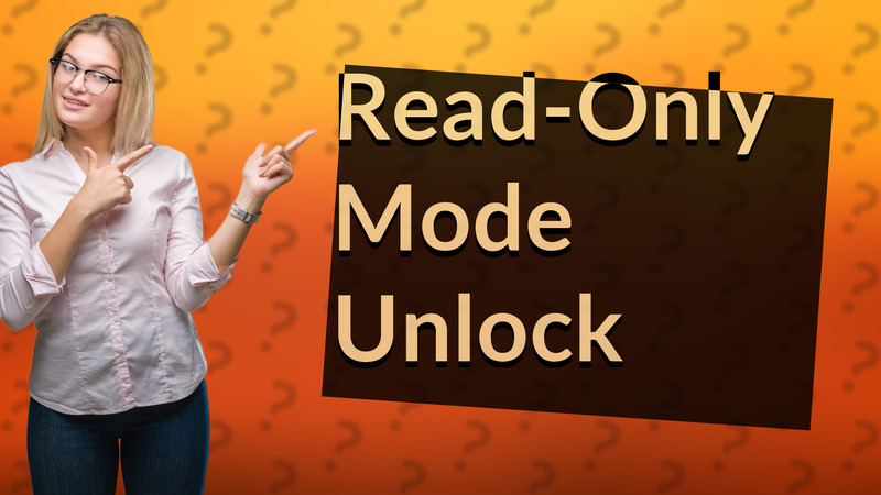 Read-Only Mode Unlock