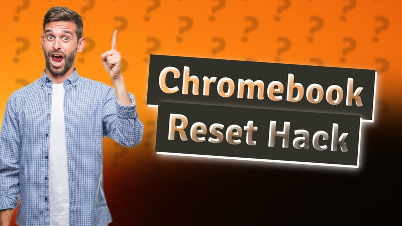 Chromebook Reset Hack