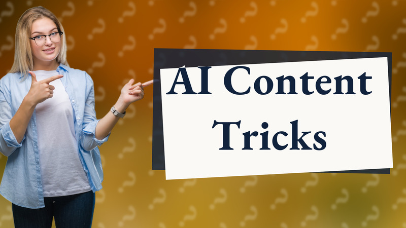 AI Content Tricks