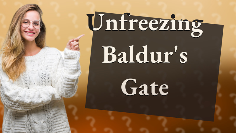 Unfreezing Baldur's Gate