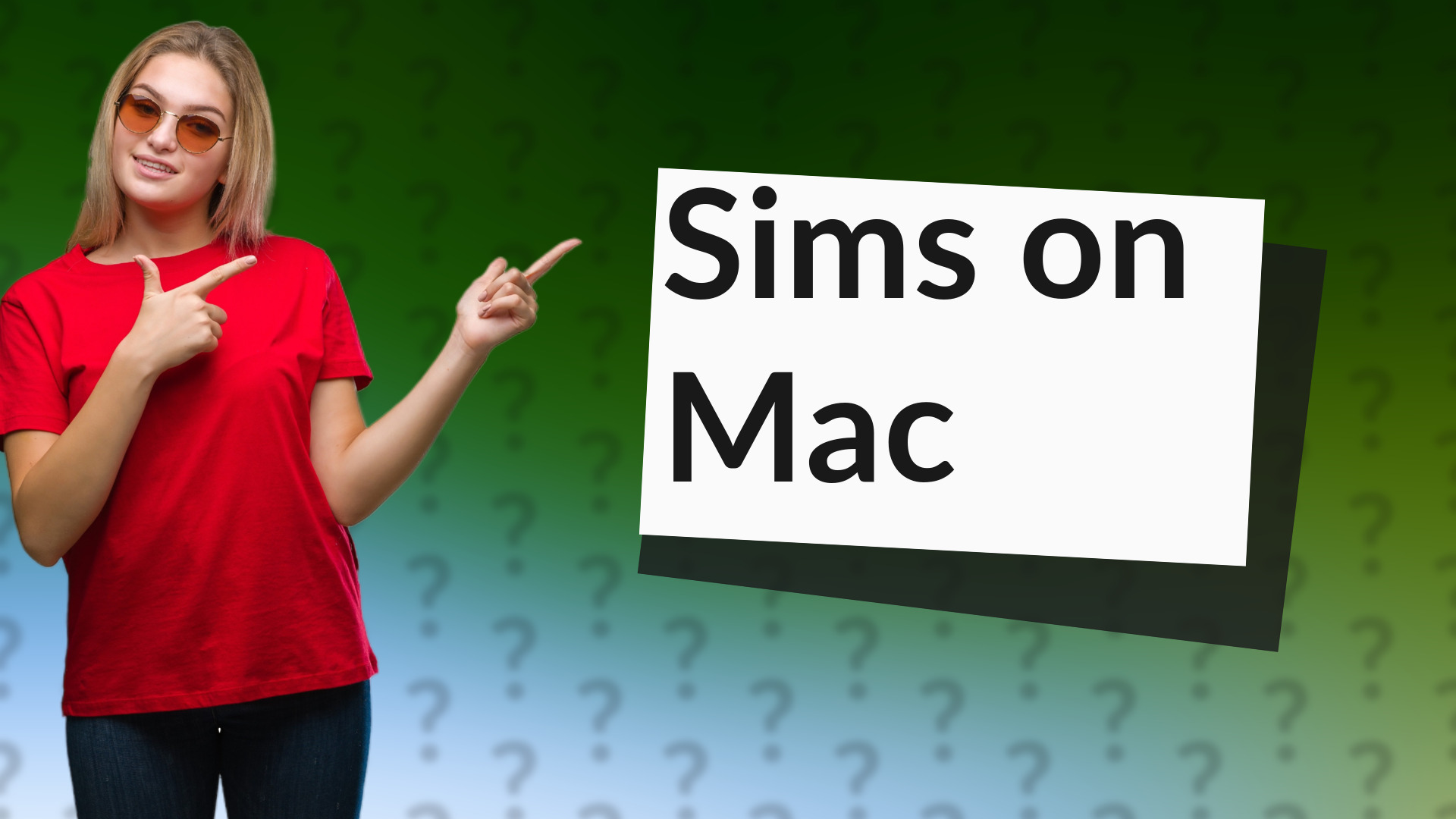 Sims on Mac