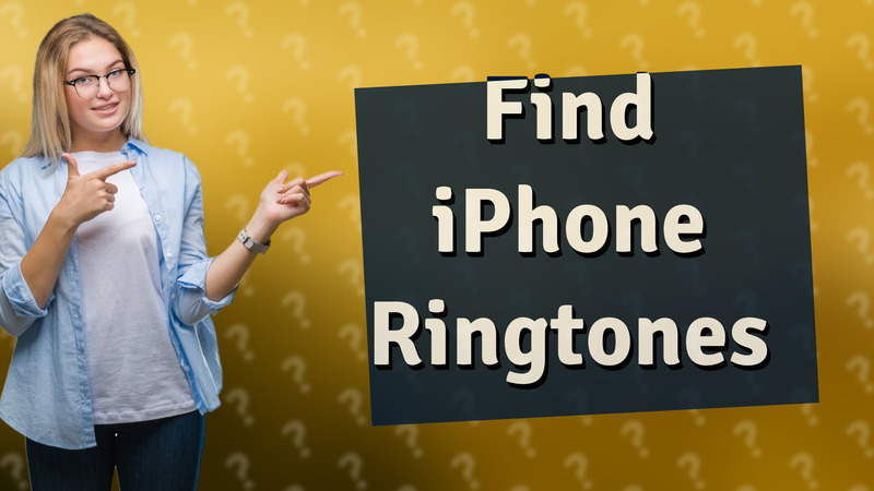 Find iPhone Ringtones