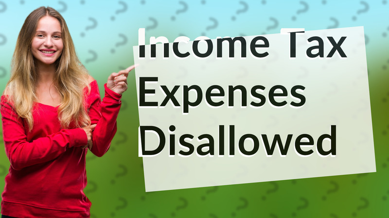 Income Tax Expenses Disallowed