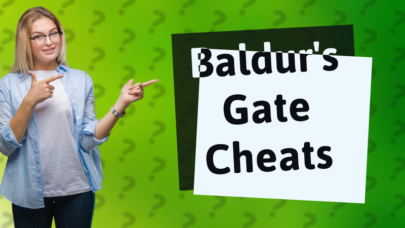 Baldur's Gate Cheats