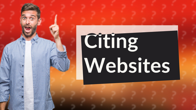 Citing Websites