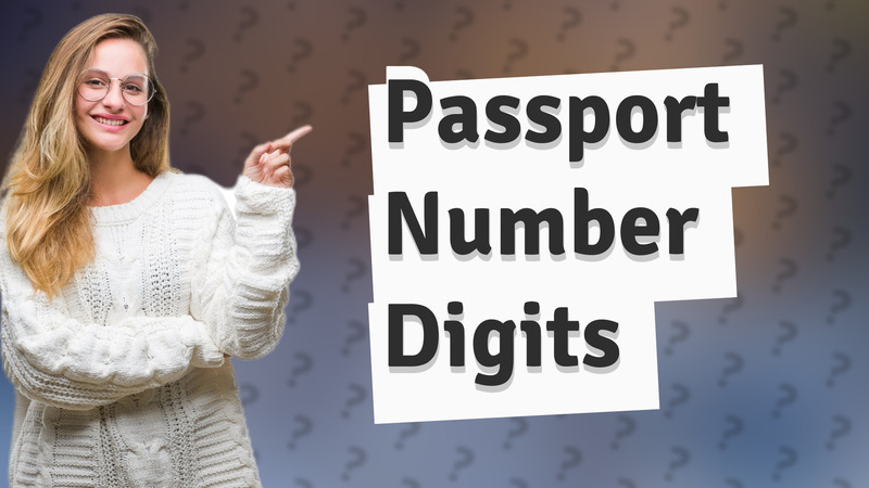 Passport Number Digits