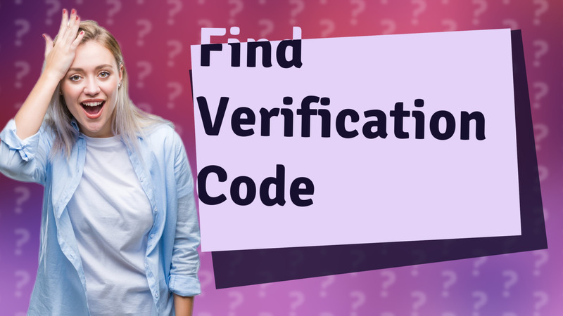 Find Verification Code