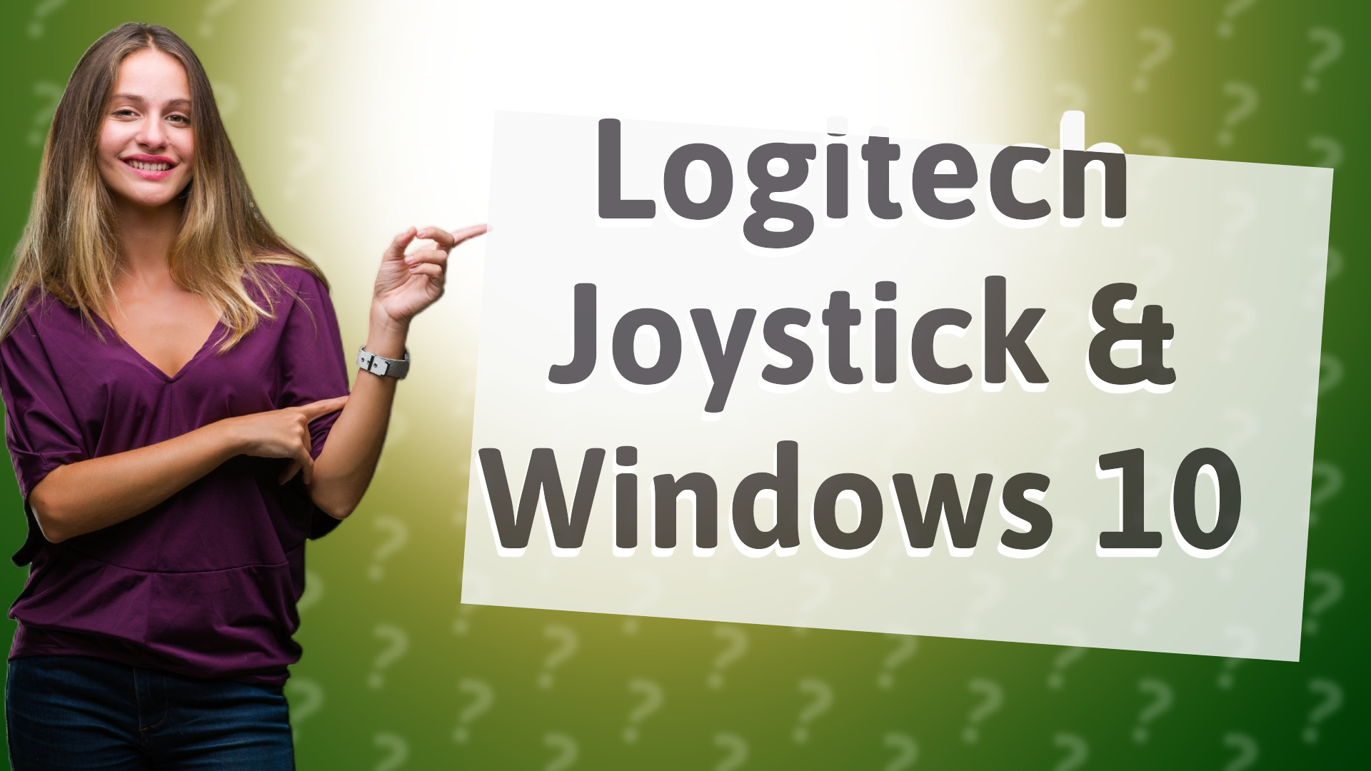 Logitech Joystick & Windows 10