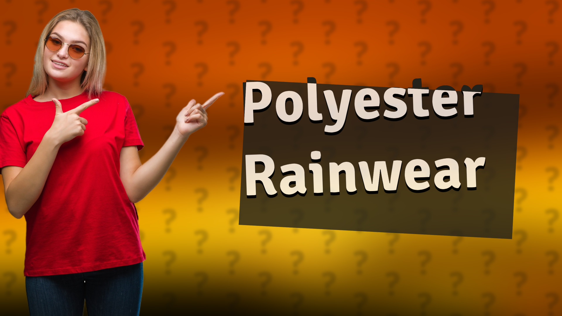 Polyester Rainwear