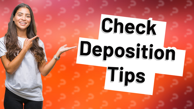 Check Deposition Tips