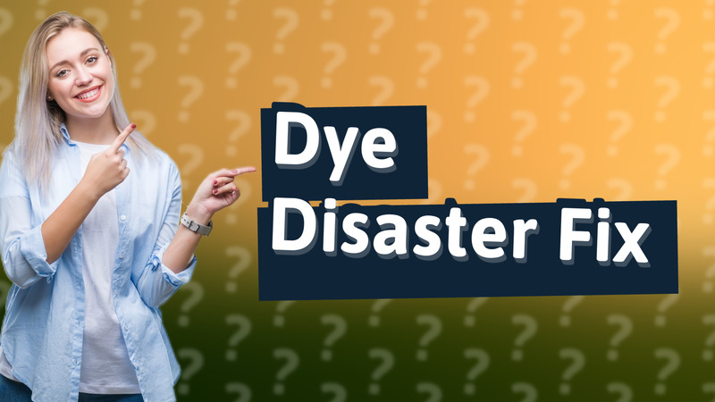 Dye Disaster Fix
