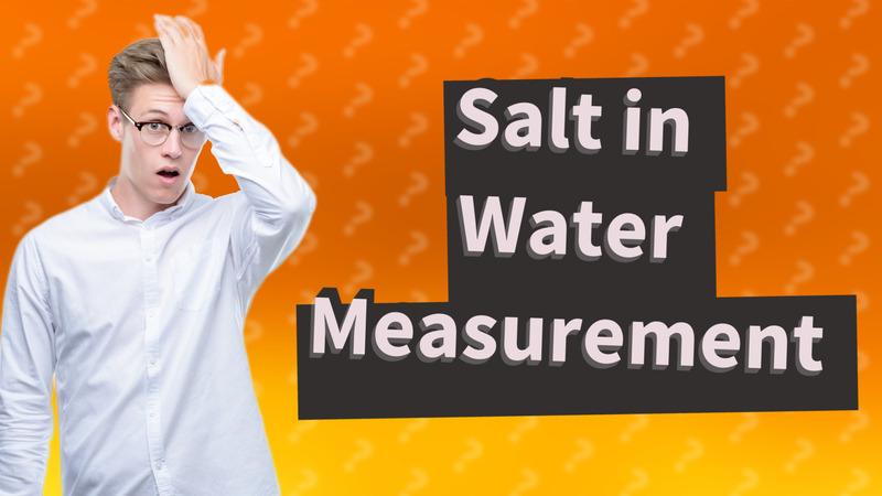 Salt in Water Measurement