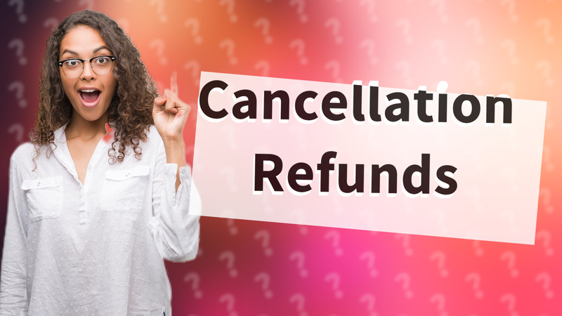 Cancellation Refunds