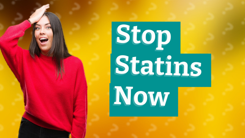 Stop Statins Now