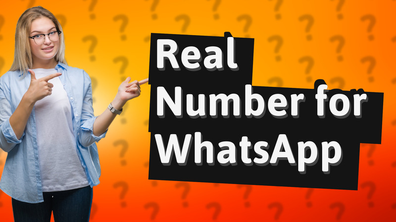 Real Number for WhatsApp