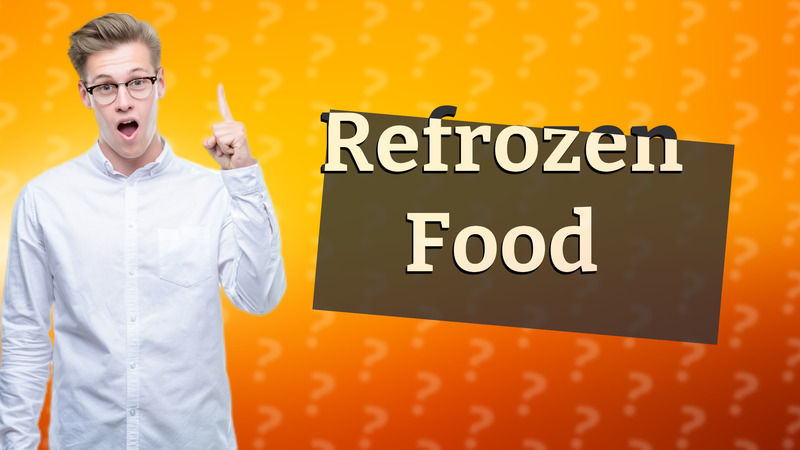 Refrozen Food