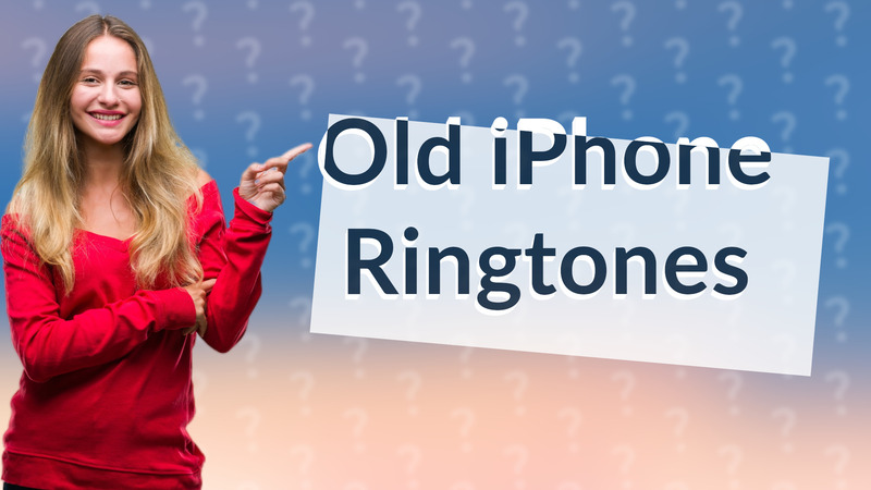 Old iPhone Ringtones