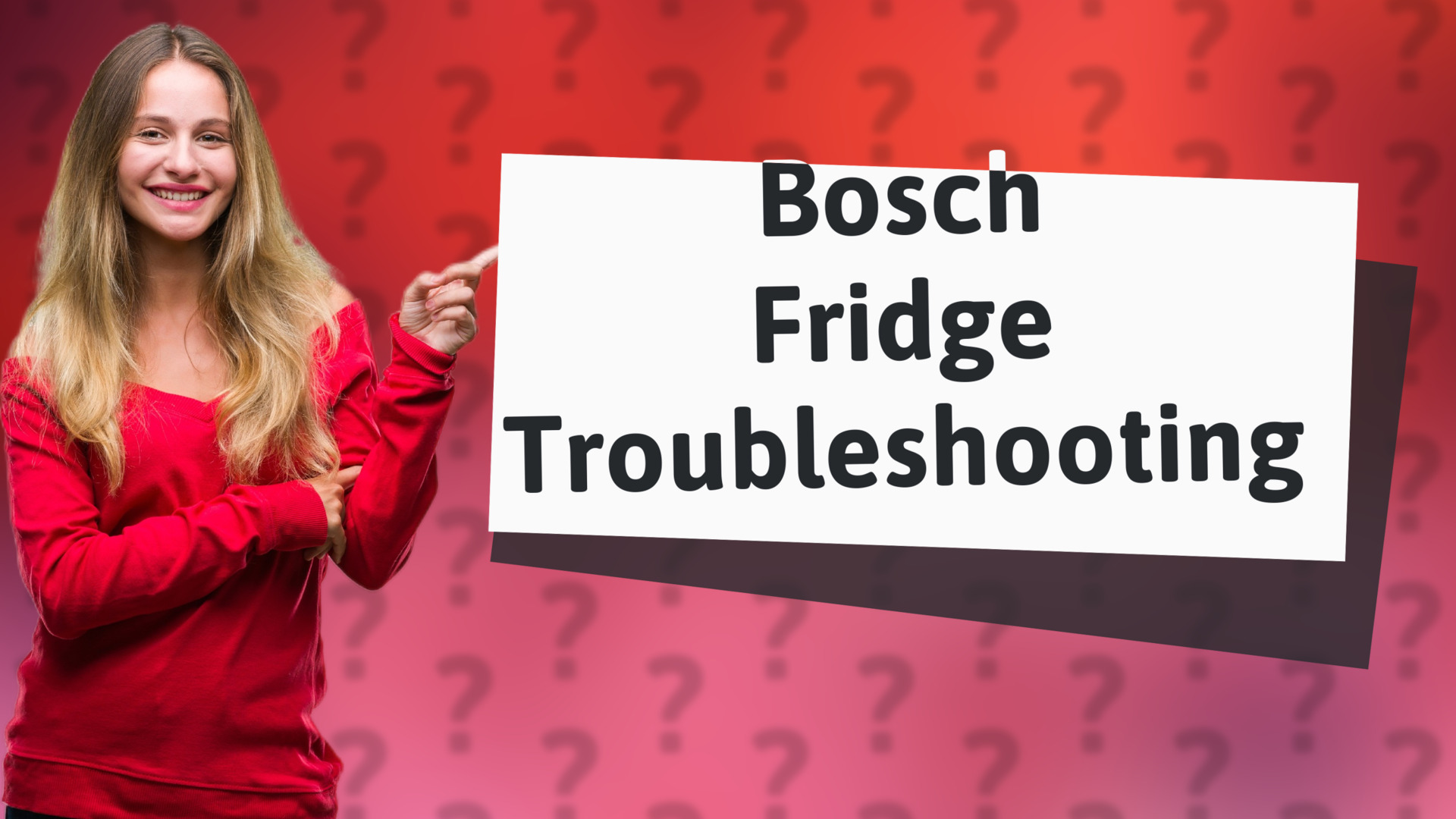 Bosch Fridge Troubleshooting