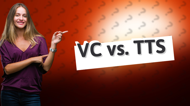 VC vs. TTS