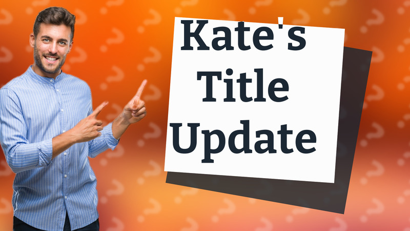 Kate's Title Update