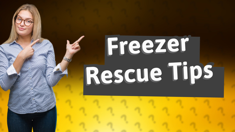Freezer Rescue Tips