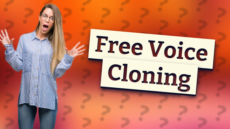 Free Voice Cloning