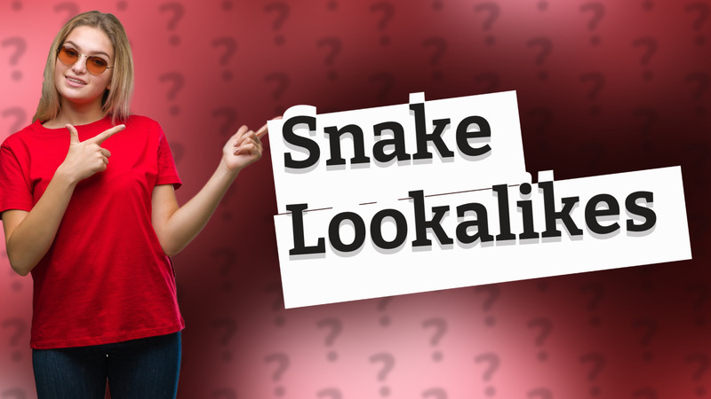 Snake Lookalikes