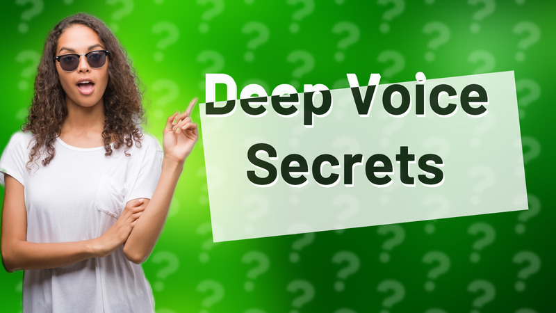 Deep Voice Secrets