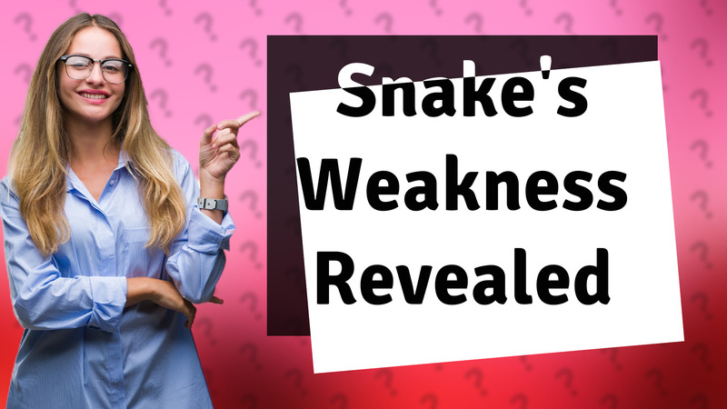 Snake's Weakness Revealed