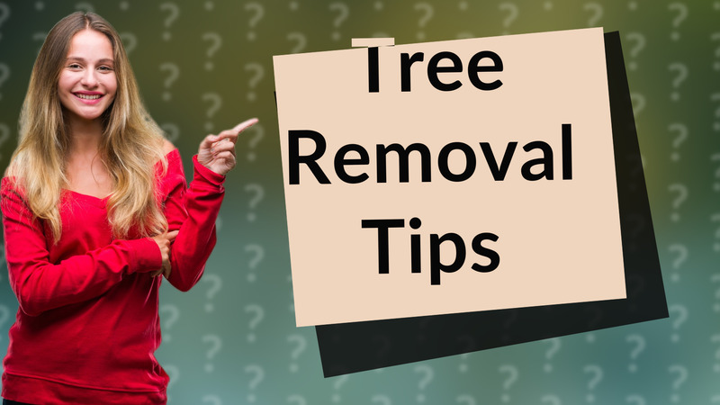 Tree Removal Tips