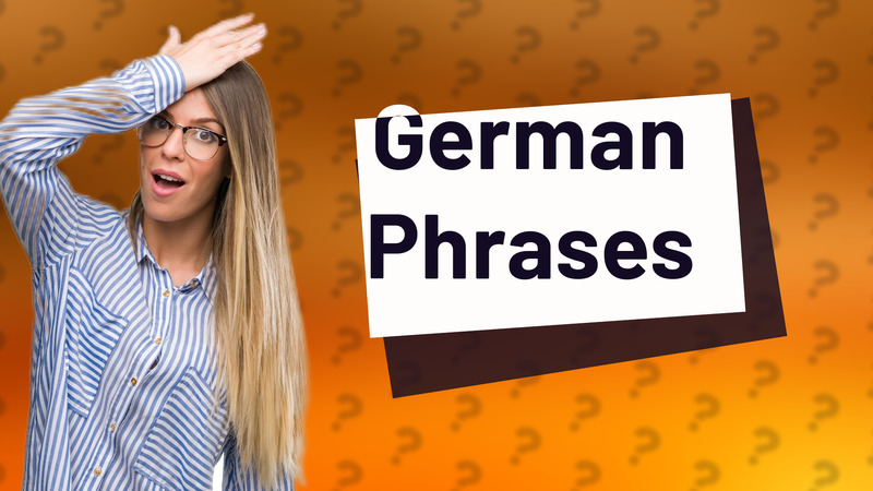 German Phrases