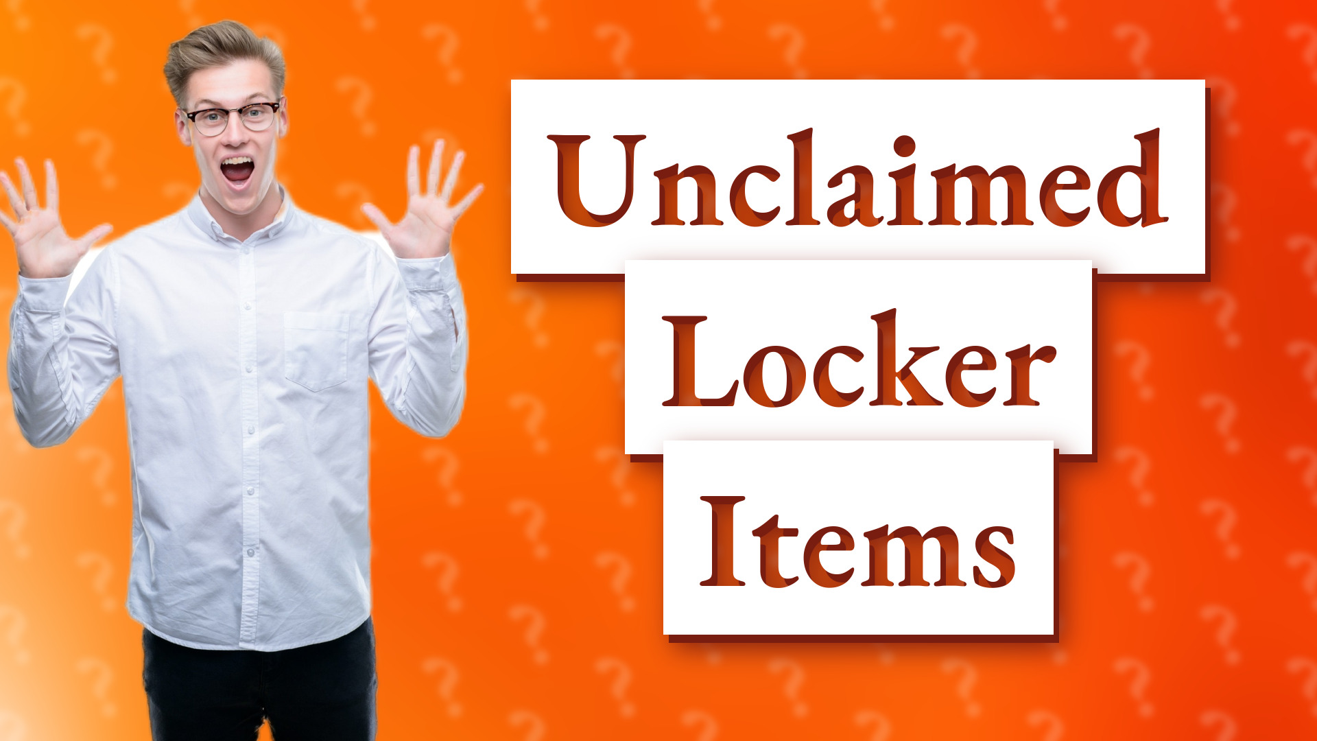 Unclaimed Locker Items