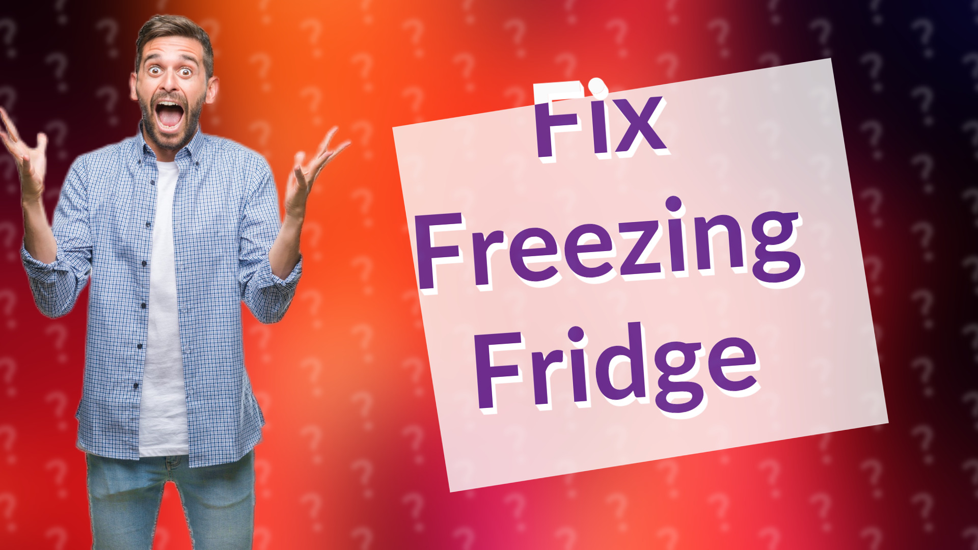 Fix Freezing Fridge