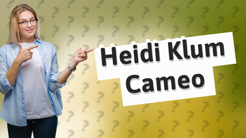 Heidi Klum Cameo