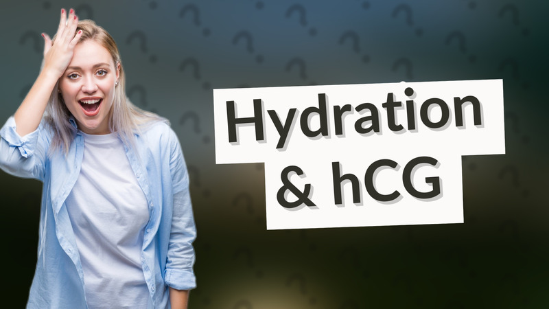 Hydration & hCG