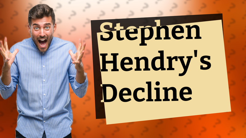 Stephen Hendry's Decline
