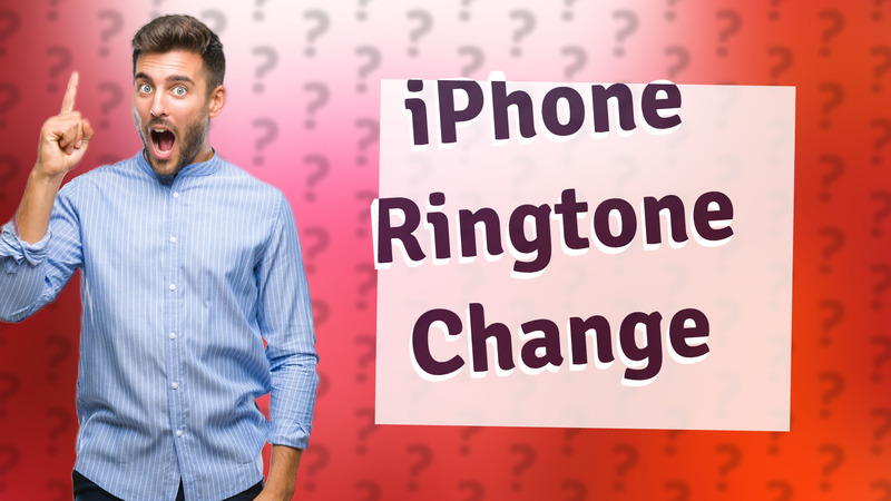 iPhone Ringtone Change