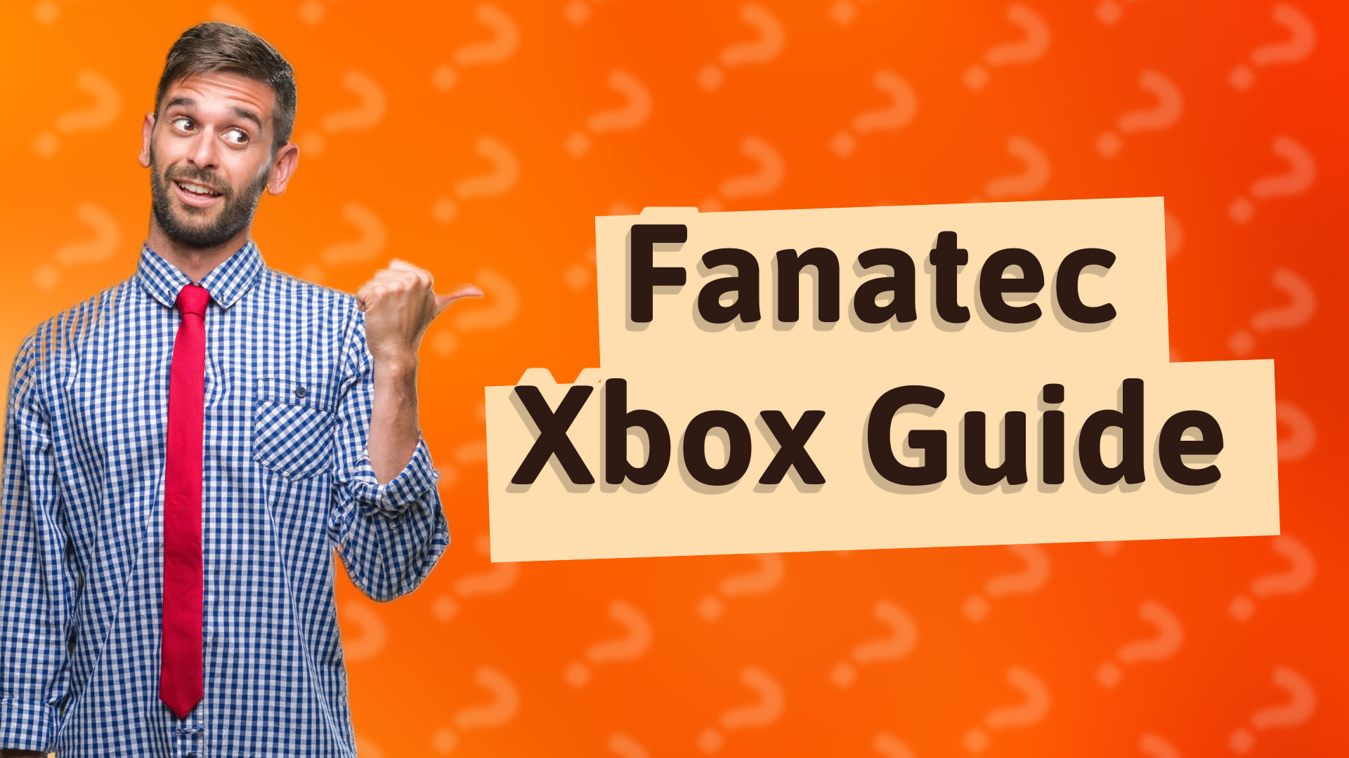 Fanatec Xbox Guide