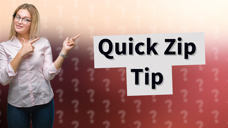 Quick Zip Tip